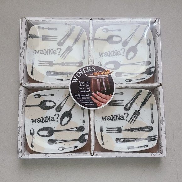 ❗2/$20❗ Thirstystone Winers Appetizer Plate Set - Picture 1 of 5